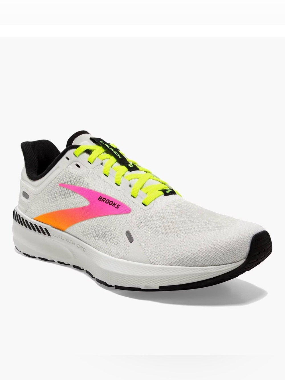 Brooks Launch 9 Running Shoe Neon Pink-Orange Sneakers Size 9 - Picture 2 of 13